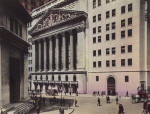 Nueva York: J P Morgan y Co; Bolsa de Valores de Nueva York de American Photographer (after)