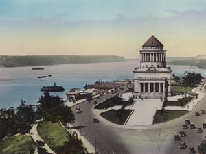 Nueva York: El Río Hudson y Riverside Drive; Tumba de Grant (foto) de American Photographer (after)