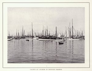 Newport, Rhode Island: Yates anclados en el puerto de Newport de American Photographer (after)