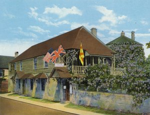 La casa más antigua de EE.UU., calle St Francis, St Augustine, Florida