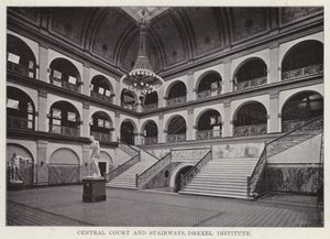 Filadelfia: Corte Central y Escaleras, Instituto Drexel de American Photographer (after)