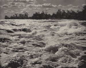Rápidos de Niágara sobre las Cataratas