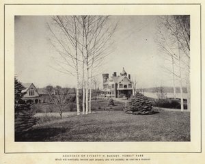Springfield, Massachusetts: Residencia de Everett H Barney, Forest Park de American Photographer (after)