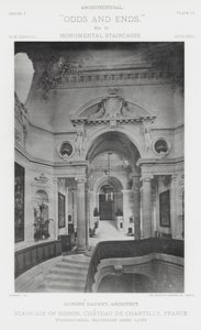Escalera de Honor, Chateau De Chantilly, Francia de American Photographer (after)