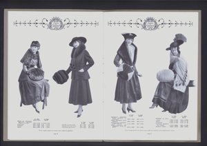 Doble página de The Theater of Fur Fashion de American Photographer (after)