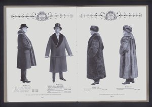 Doble página de The Theater of Fur Fashion