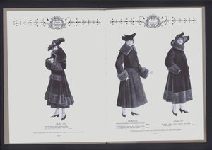 Doble página de The Theater of Fur Fashion de American Photographer (after)