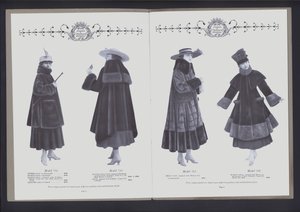 Doble página de The Theater of Fur Fashion de American Photographer (after)