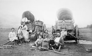 Familia pionera americana, c.1870 de American Photographer