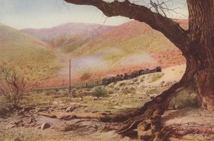 Ascendiendo Cajon Pass, California (foto coloreada) de American Photographer