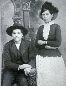 Belle Starr con su amante 