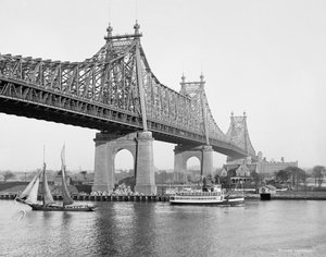 Puente de Blackwells Island (es decir, Queensboro), Nueva York, N.Y., 1910-20