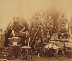 Campamento de la 31ª Infantería de Pensilvania cerca de Washington, D.C., 1862 de American Photographer