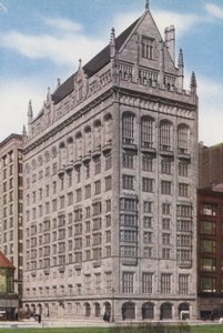 Chicago: University Club, Michigan Boulevard y Monroe Street (foto en color) de American Photographer