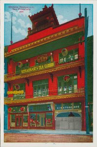 Restaurante chino, San Francisco (foto coloreada) de American Photographer