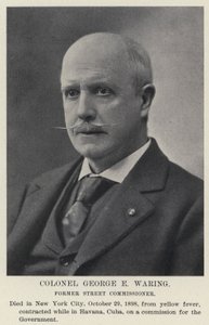 Coronel George E Waring, ex comisionado de calles de American Photographer