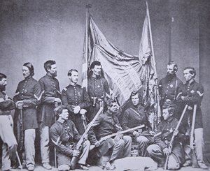 Grupo de color de la 7ª Infantería de Illinois de American Photographer