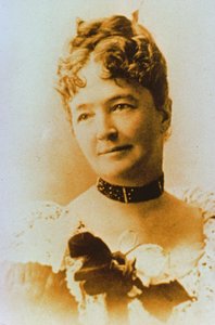 Elizabeth Bacon Custer (1842-1933) esposa del General George A. Custer (1839-76)
