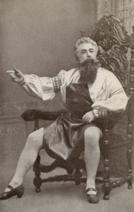 Emil Fischer, como Hans Sachs, en "Die Meistersinger Von Nurnburg" (foto b/n) de American Photographer