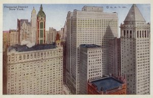 Distrito financiero, Nueva York, EE.UU. (foto en color)