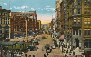 Primera Avenida y Pioneer Square (foto en color) de American Photographer