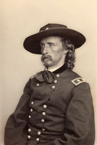 George Armstrong Custer. Retrato (foto)