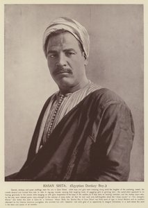 Hasan Shita, niño egipcio con burro