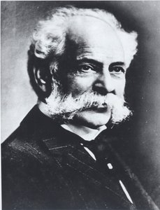 Henry J. Heinz, fundador de la empresa de alimentos procesados, c.1900 (foto en blanco y negro) de American Photographer