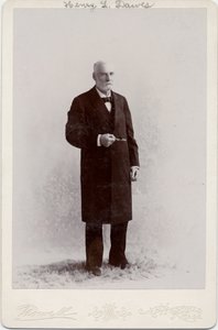 Henry Laurens Dawes (1816-1903), Senador de EE.UU., foto de Nowell, Pittsfield, Massachusetts