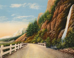 Horsetail Falls (foto en color)