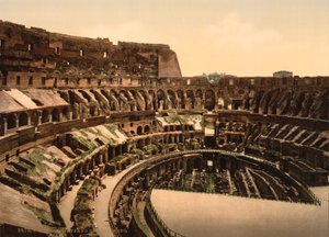 Interior del Coliseo, Roma, c.1890-1900