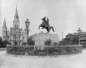 Plaza Jackson, Nueva Orleans, c.1890 de American Photographer