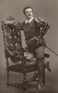 Jean de Reszke, como Raoul, en "Les Huguenots" (foto b/n) de American Photographer