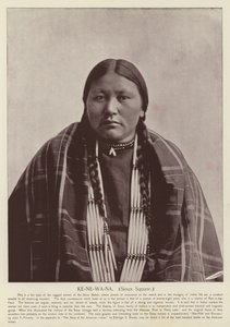 Ke-Ne-Wa-Na, mujer sioux de American Photographer