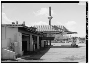 Estación de servicio de la compañía petrolera Lindholm, Cloquet, Minnesota de American Photographer