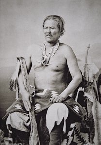 Manuelito (1818-93) jefe principal de la Nación Navajo 1870-84 de American Photographer