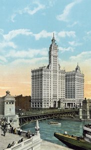 Michigan Boulevard, Puente y Edificio Wrigley