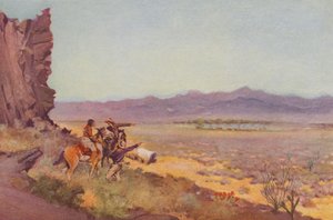 Mirage en el desierto, Arizona (foto coloreada) de American Photographer