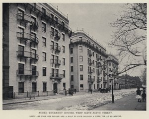 Casas de inquilinato modelo, West Sixty-Ninth Street de American Photographer