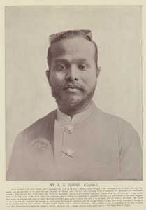 Sr. K G Tobias, Ceilán de American Photographer