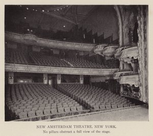 New Amsterdam Theatre, Nueva York (foto en blanco y negro) de American Photographer