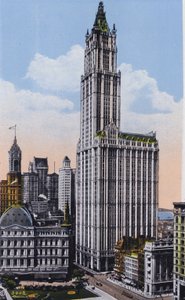 Nueva York: Edificio Woolworth (foto en color) de American Photographer