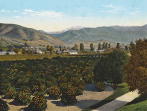 "Old Baldy" desde Pomona Valley (foto en color) de American Photographer