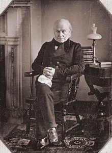 Retrato de John Quincy Adams, c.1840s (daguerrotipo) de American Photographer