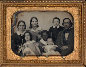 Retrato de familia,década de 1860 (foto) de American Photographer
