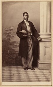Retrato de un hombre,década de 1860 (foto) de American Photographer