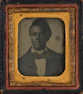 Retrato de hombre,c. 1860 (foto) de American Photographer