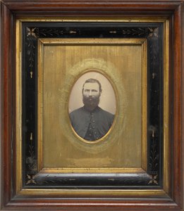 Retrato de hombre,c. 1864 (foto) de American Photographer