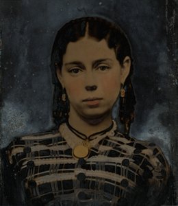 Retrato de mujer, 1860 (foto)