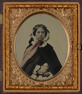 Retrato de mujer, posiblemente Josephine Folks,c. 1860 (foto)